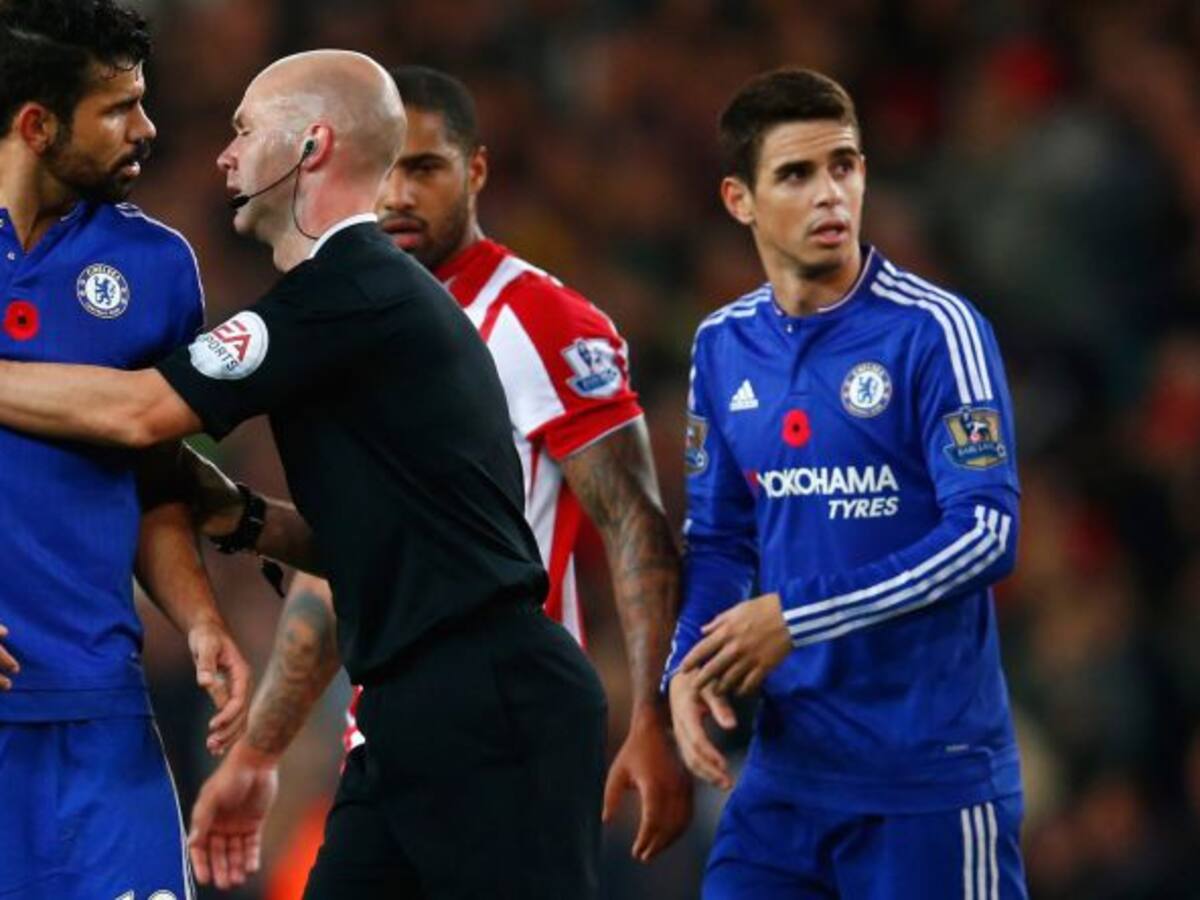 Diego Costa, polémico protagonista en la última derrota del Chelsea de Mourinho