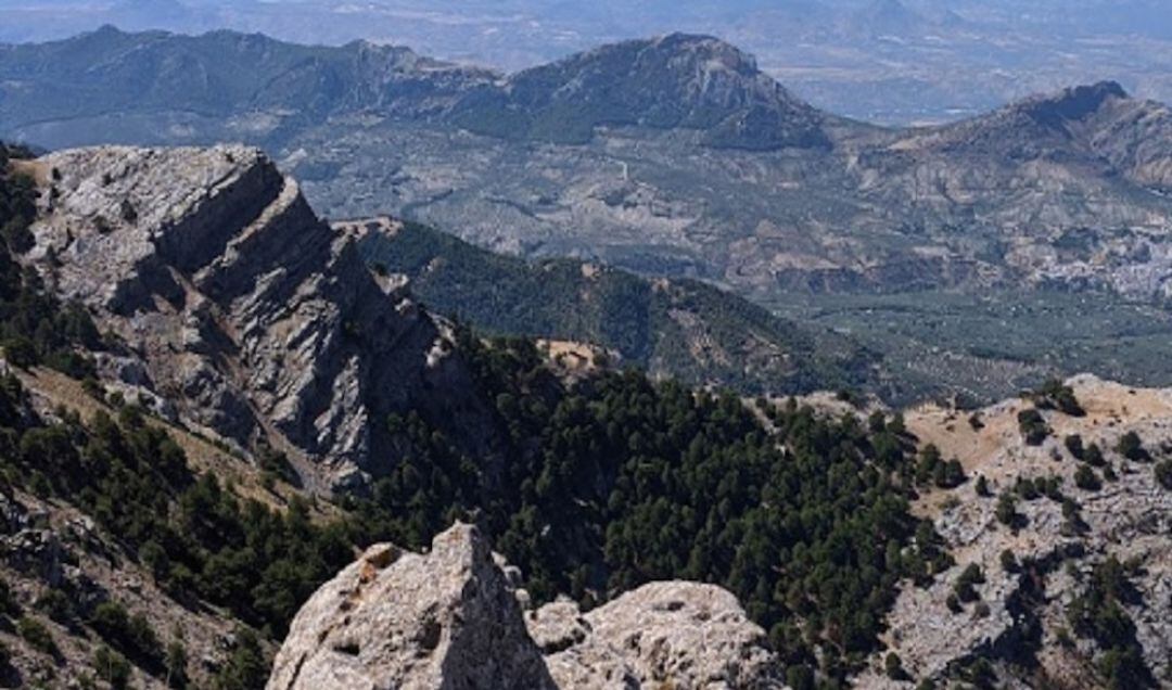 Zona del Pico Gilillo en la que ha tenido lugar el accidente del senderista.