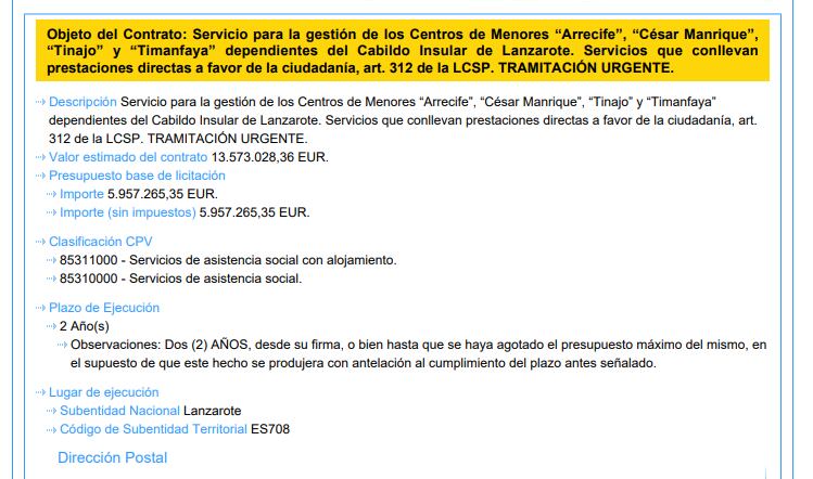 Pataforma de contratación pública del Estado