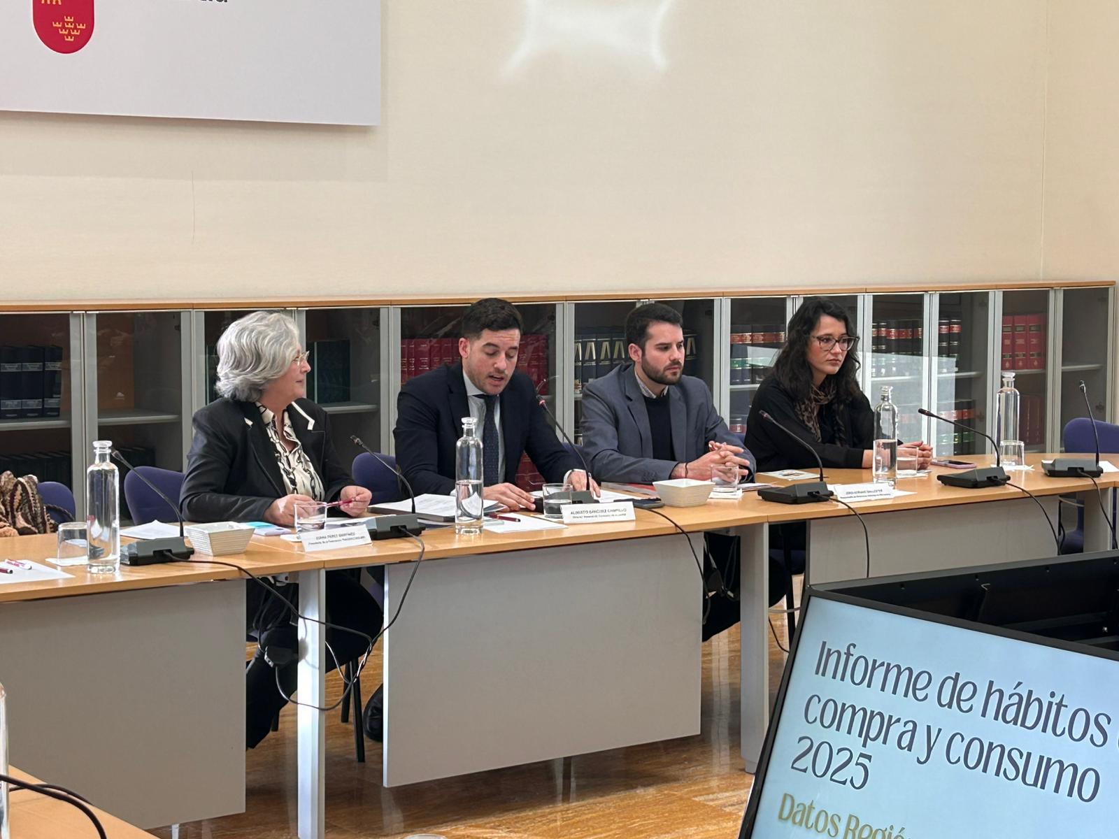 Presentación del informe sobre hábitos de consumo en la Región de Murcia