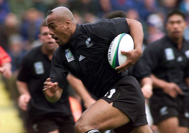 Johan Lomu, durante un partido