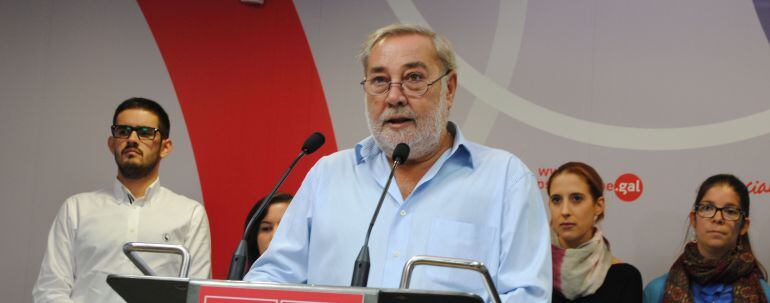 Julio Sacristán, secretario general del PSOE de la provincia de A Coruña. Foto de archivo