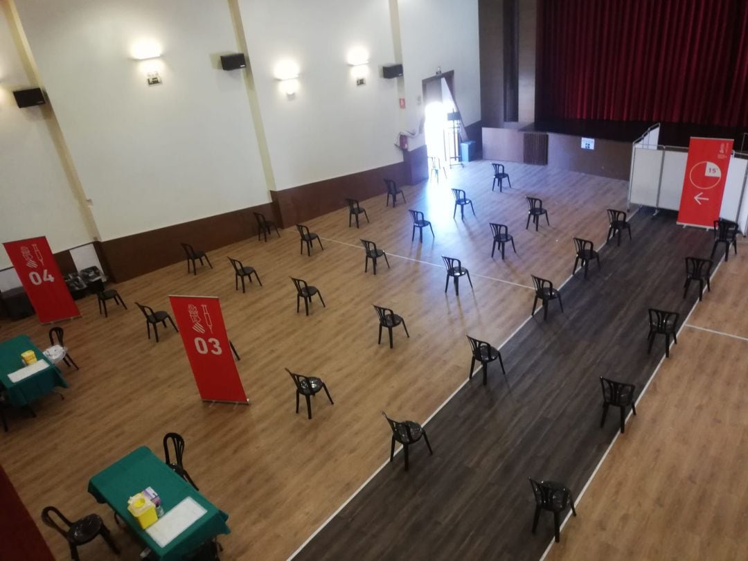 Preparativos para la vacunación masiva en Gandia 