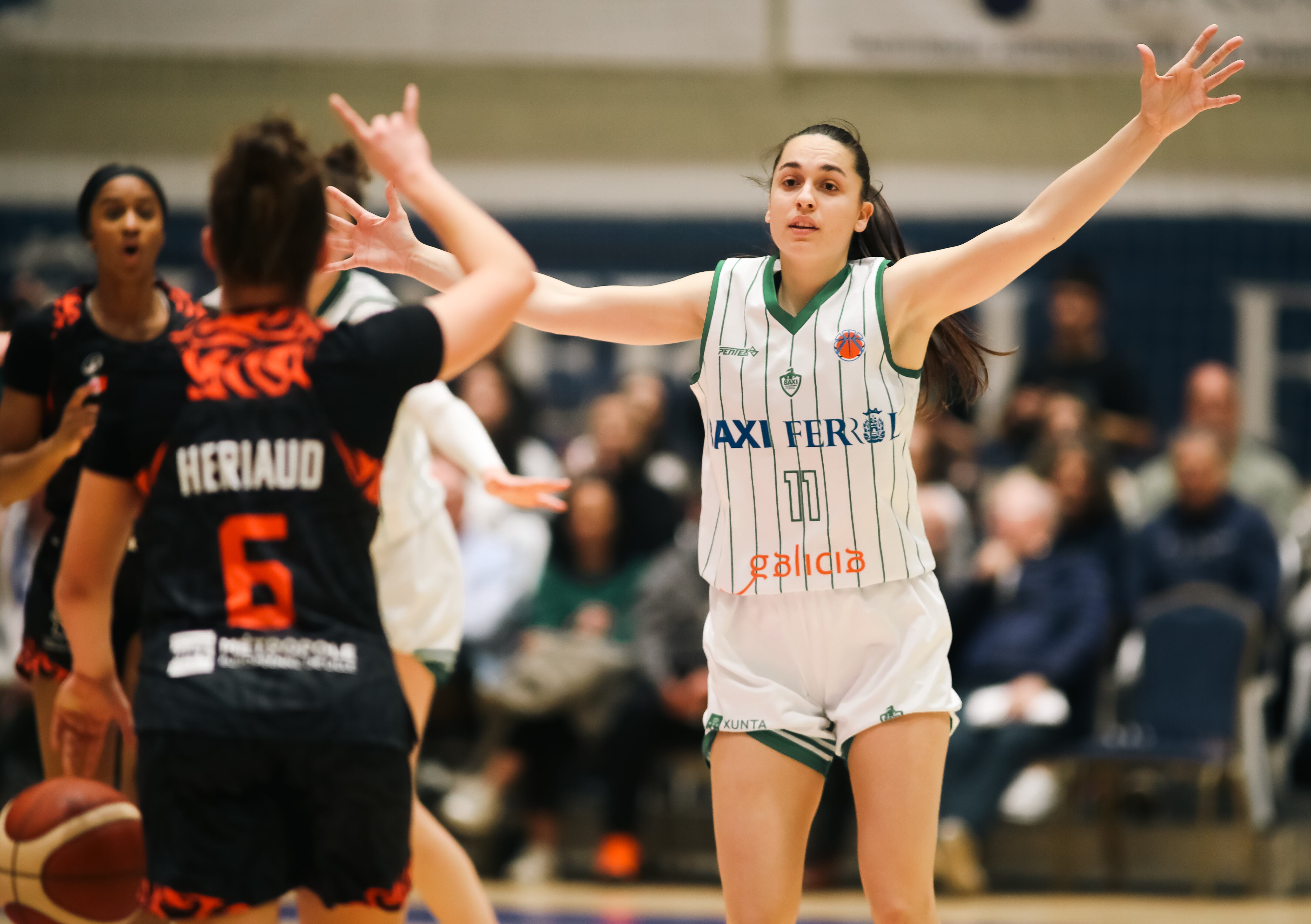 Imagen del Baxi-Villeneuve d´Ascq de la ida de la final de Eurocup en A Malata (foto: Mariño / Cadena SER)