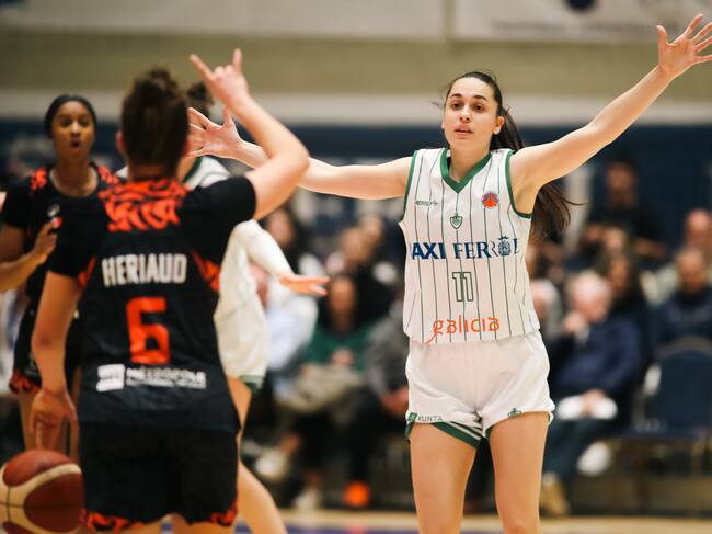 Imagen del Baxi-Villeneuve d´Ascq de la ida de la final de Eurocup en A Malata (foto: Mariño / Cadena SER)