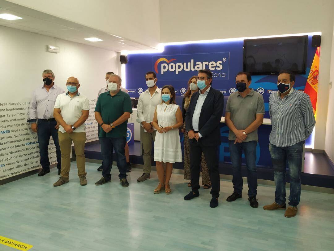 Alcaldes y concejales del PP de Soria