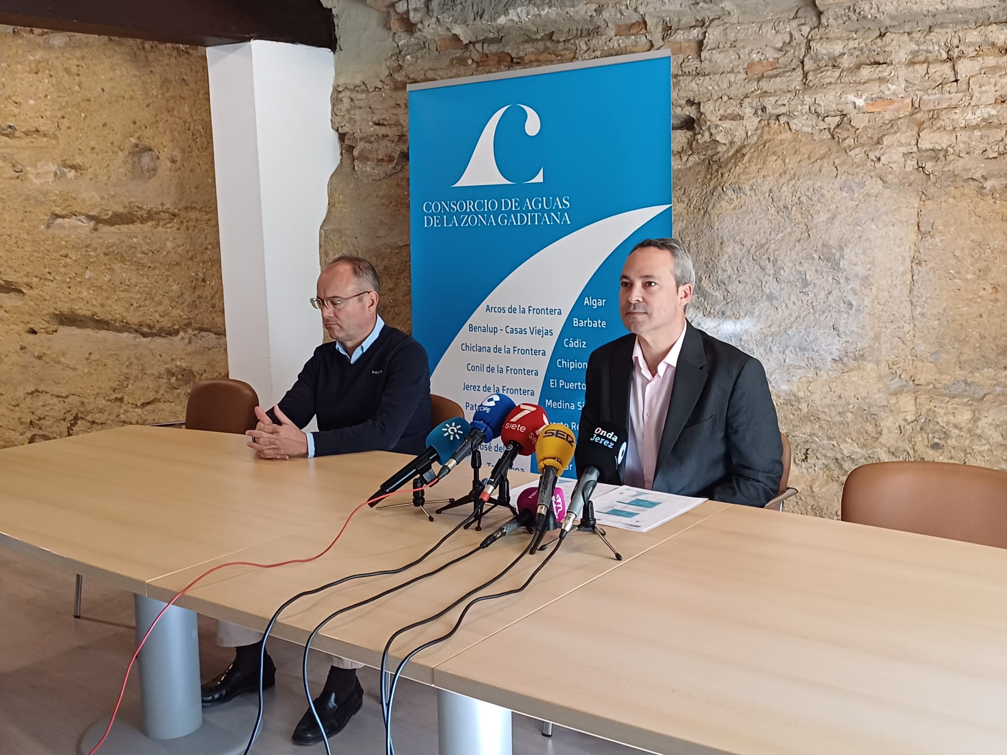 Andrés Díaz, presidente del CAZG, este miércoles en rueda de prensa en Jerez