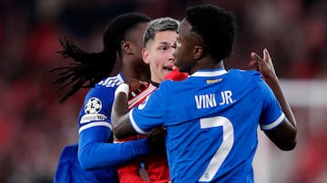 La UEFA obre una investigació pel presumpte insult racista de Prestianni a Vinicius