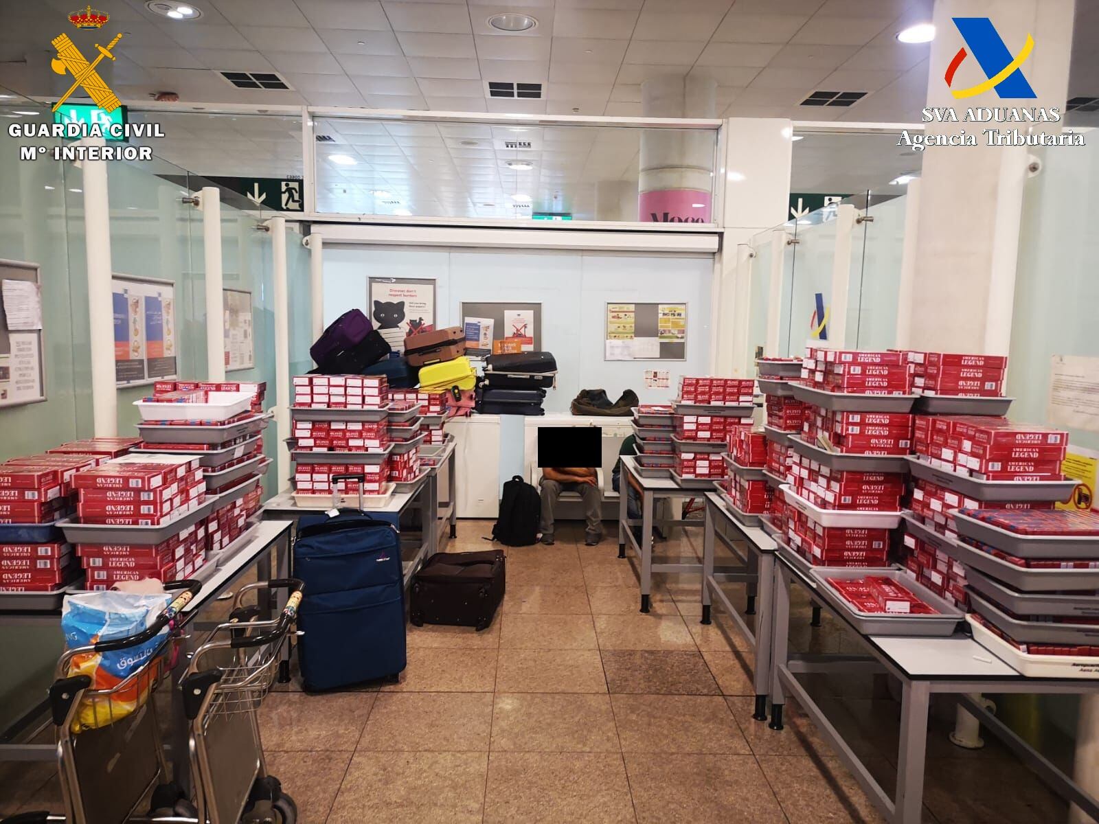 13.289 paquets de tabac de contraban