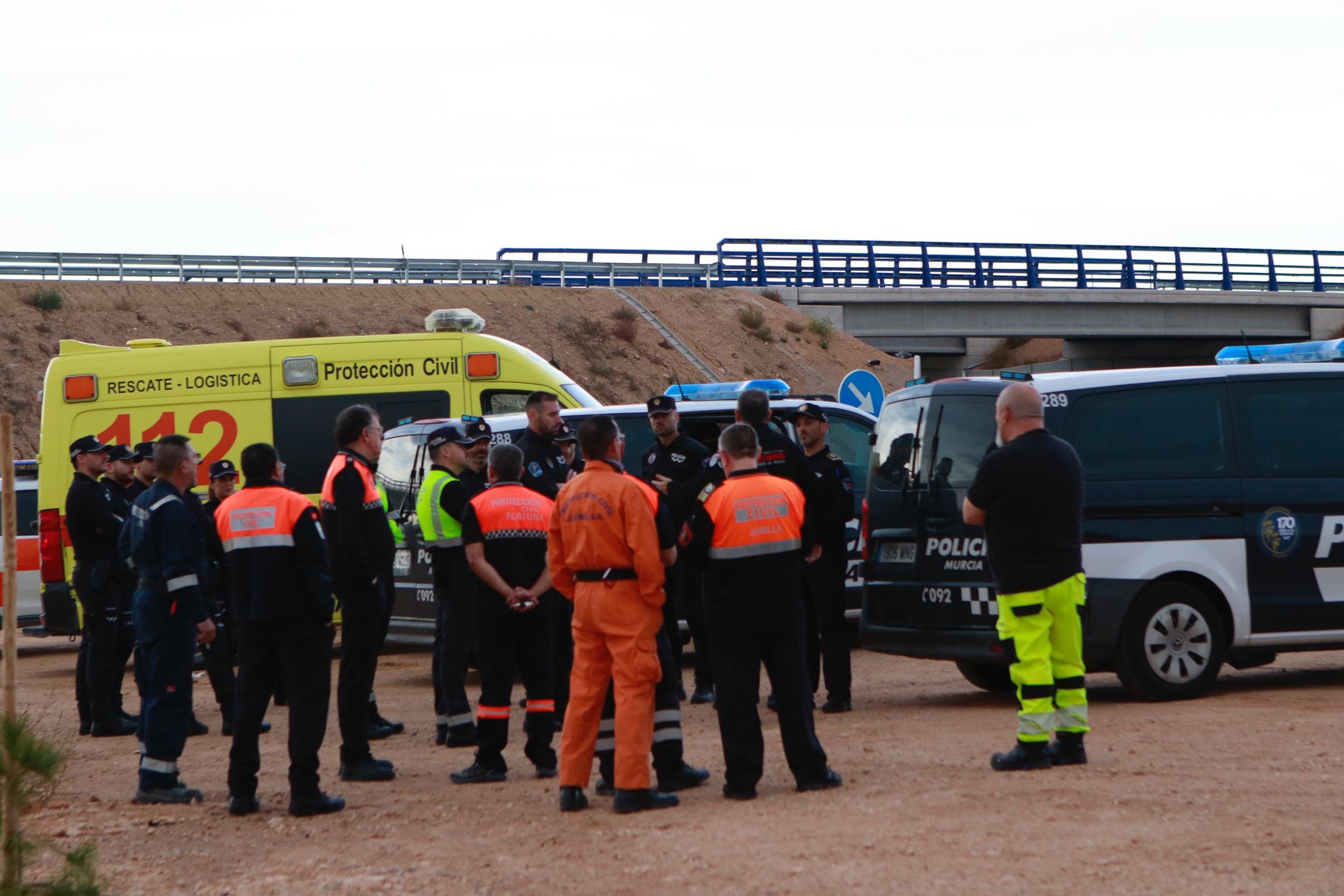 Los primeros efectivos han partido desde Yecla hacia Alzira esta tarde