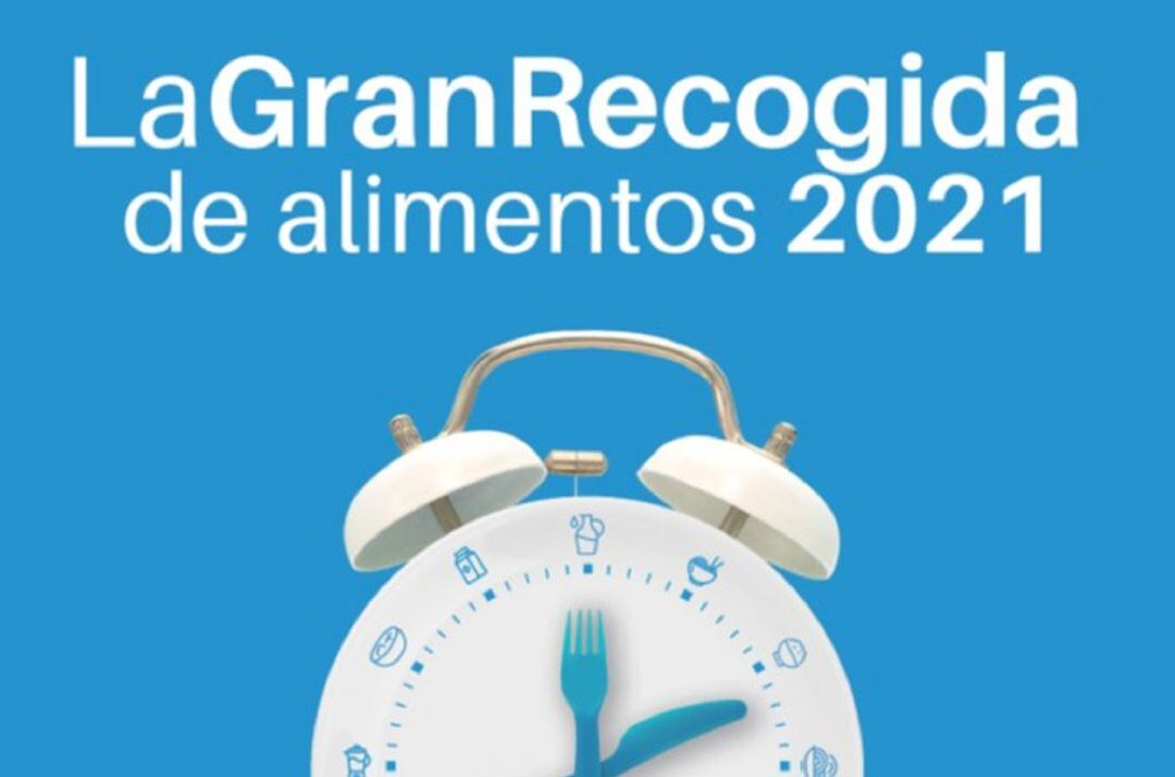 Cartel gran recogida de alimentos