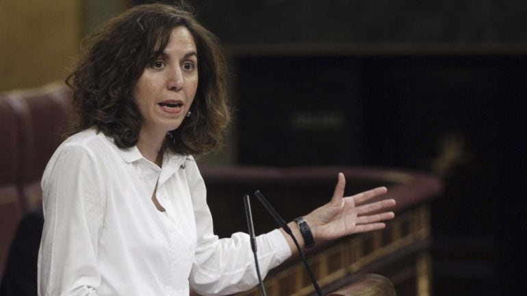 Irena Lozano, durante una comparecencia en el Congreso