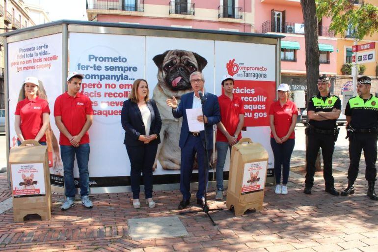 Moment de la presentació de la campanya, que ha tingut lloc aquest dimarts