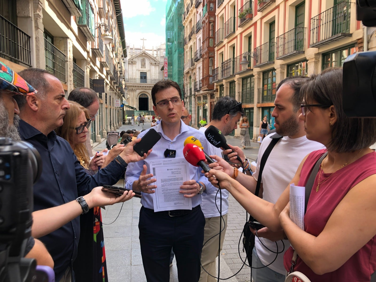 PSOE de Valladolid considera que el Ayuntamiento podría haber paralizado las obras de la Vera Cruz más de un mes antes