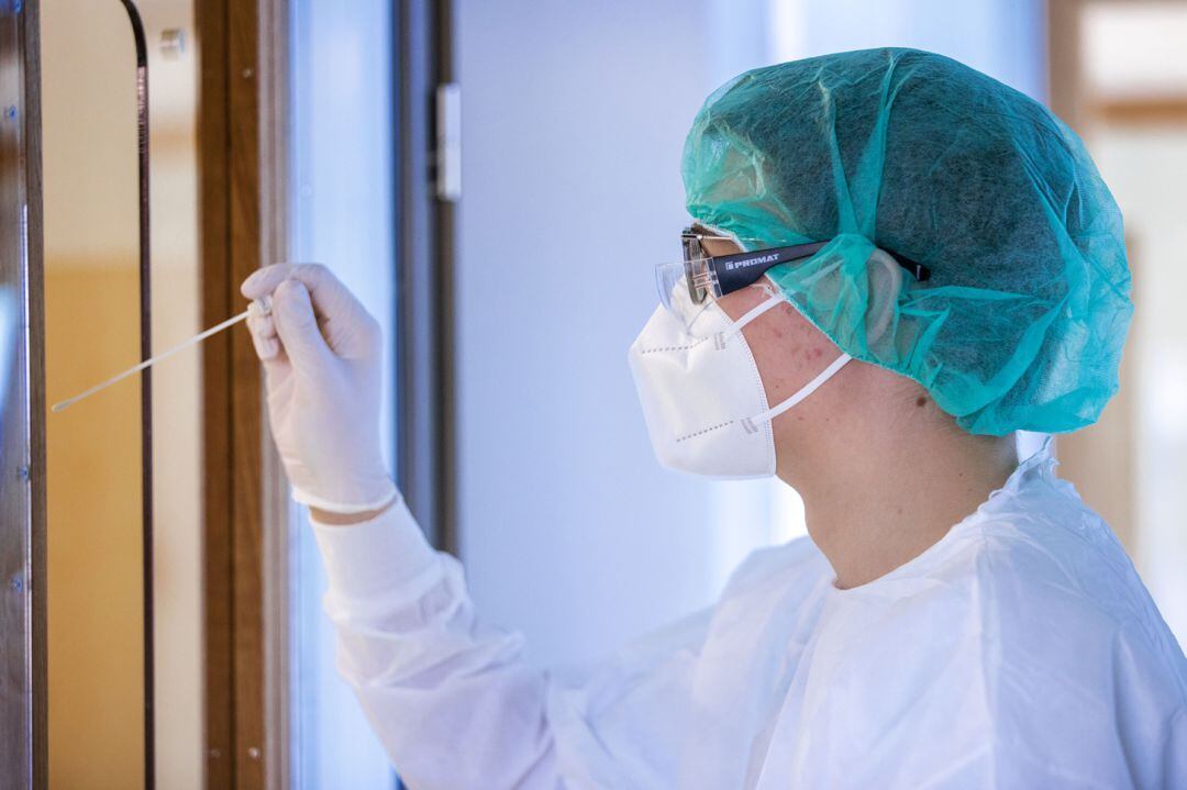 Imagen de archivo de un test de covid-19