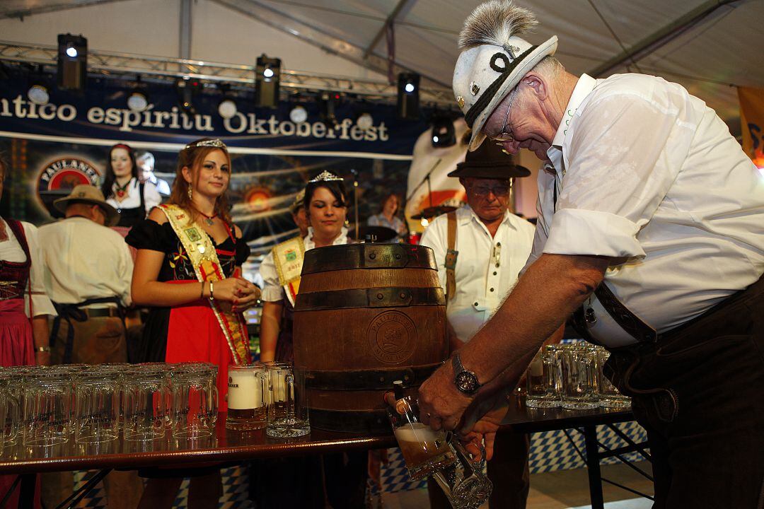 Oktoberfest de Calp. Imagen de archivo.