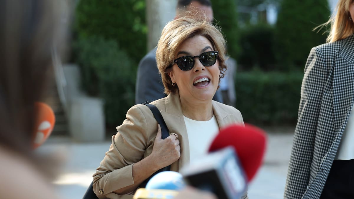 Sáenz de Santamaría: "No tengo constancia de la 'Kitchen' durante mi época en el Gobierno"