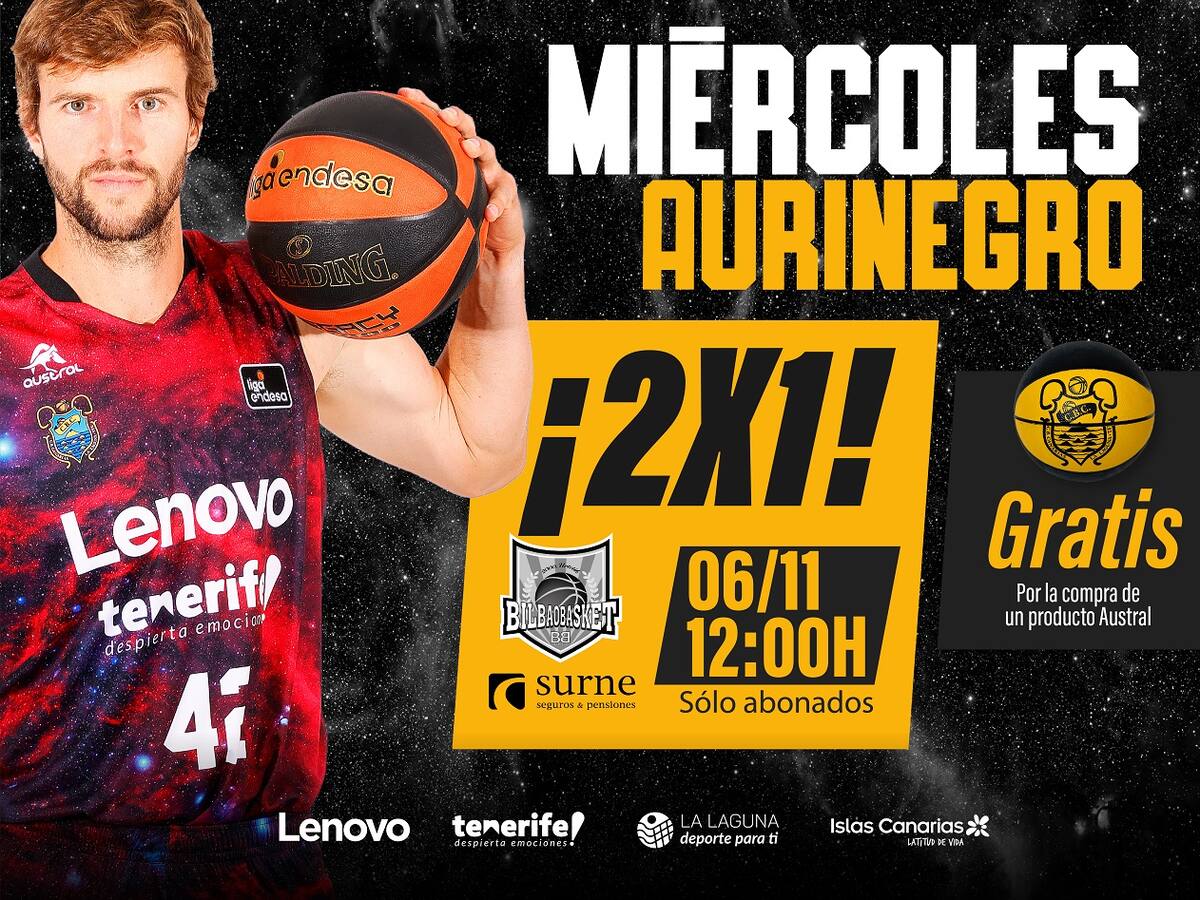 El Lenovo Tenerife vuelve a activar los 'Miércoles Aurinegros'