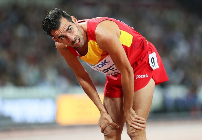 Kevin Lopez tras la semifinal de los 800 metros