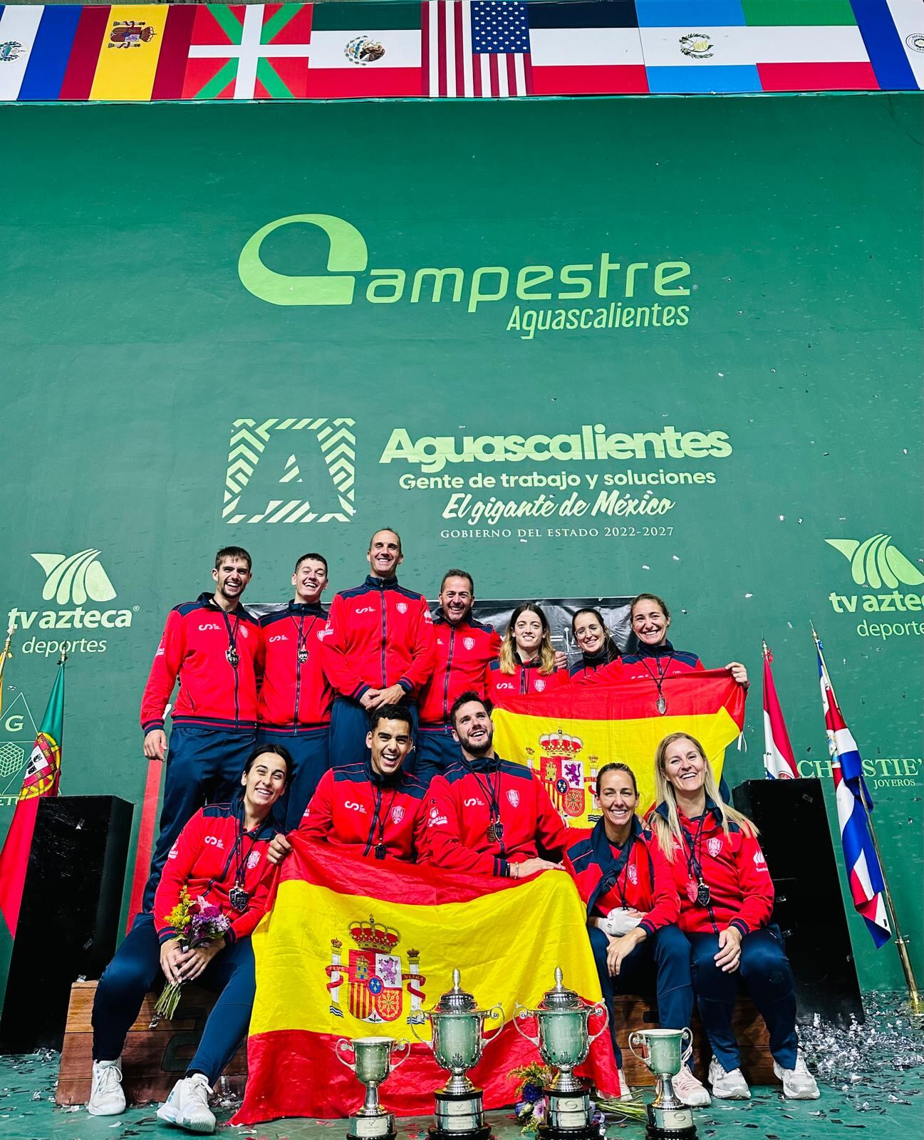 La selección española, entre las primeras
