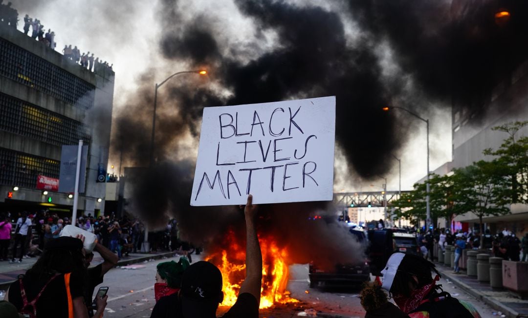 Manifestantes del movimiento &#039;Black lives matter&#039;