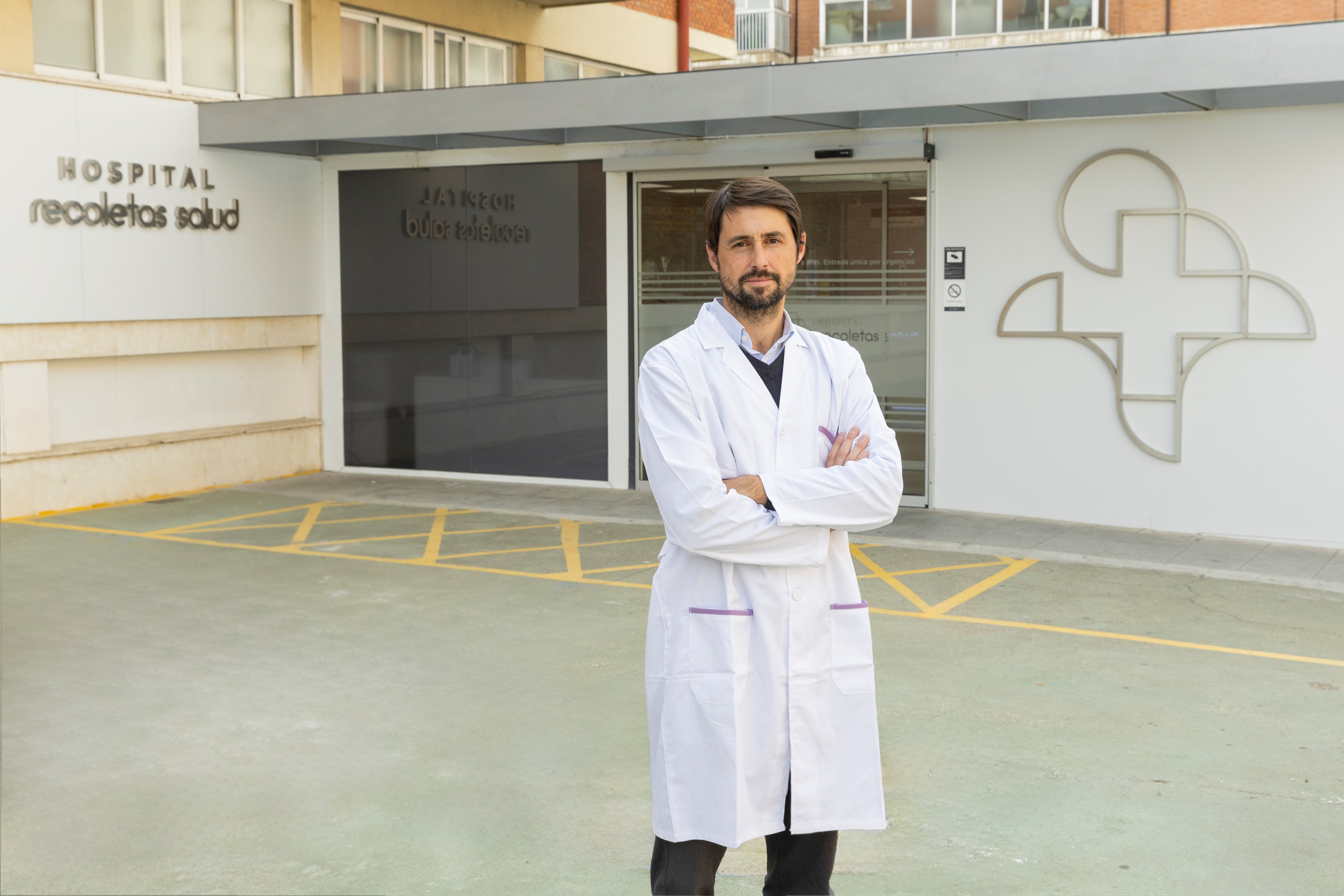 El Dr. Eduardo Monteserín en el hospital Recoletas Salud Palencia