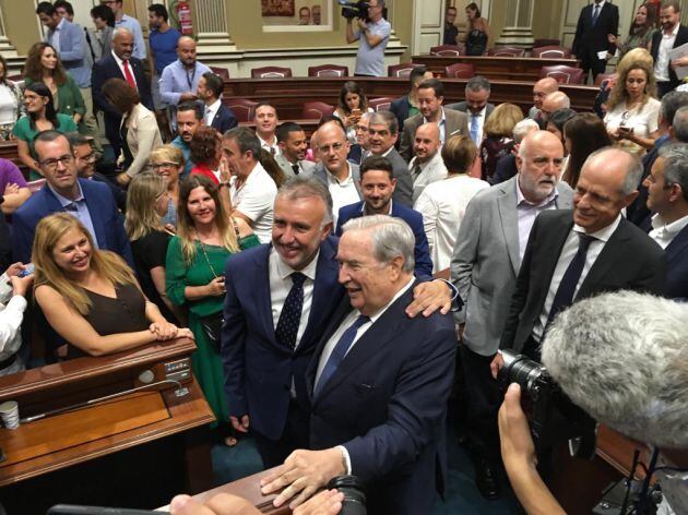 Ángel Víctor Torres y Jerónimo Saavedra