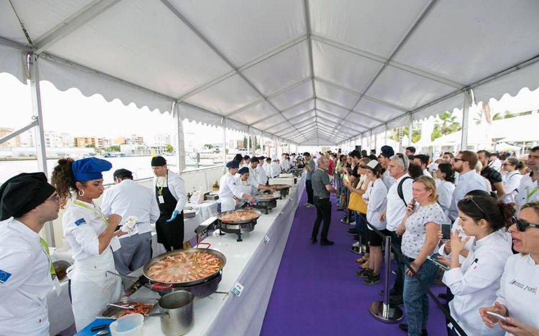 Imagen de archivo del Concurso internacional Fideuà de Gandia