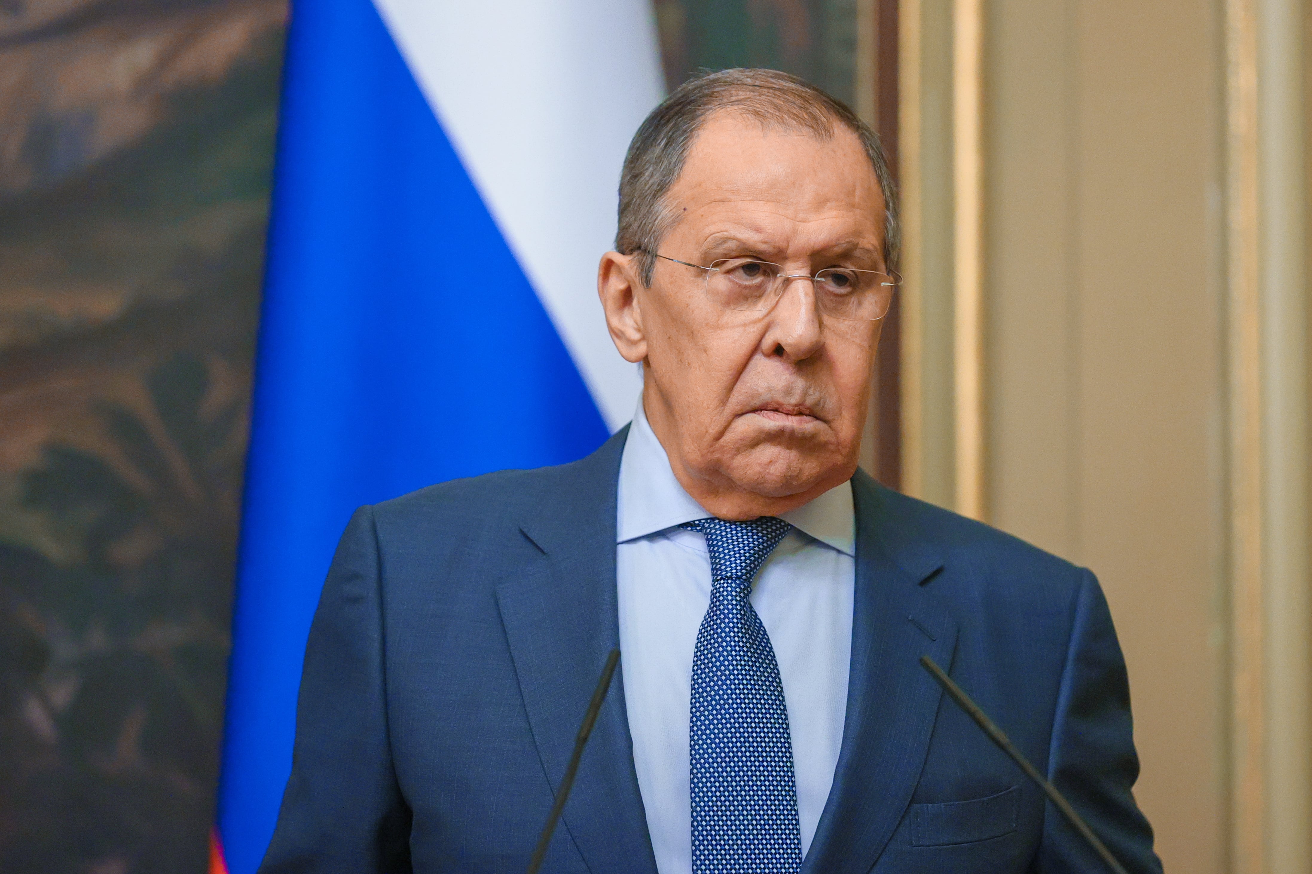 El ministro de Exteriores ruso, Sergei Lavrov