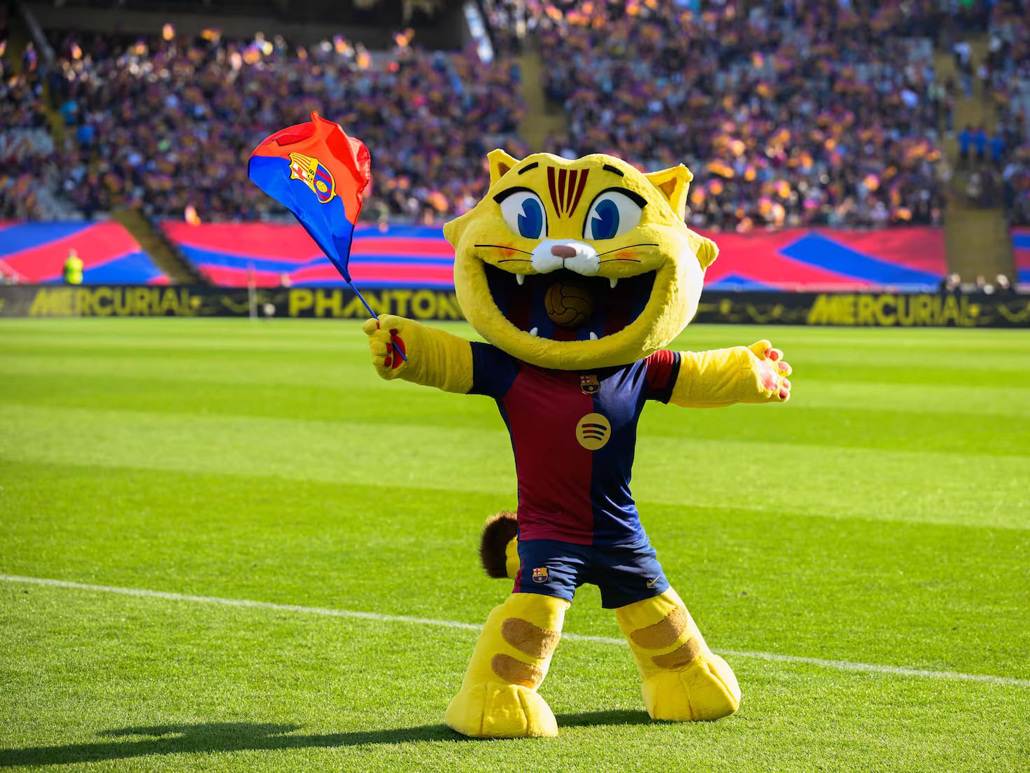 Cat, la nueva mascota del FC Barcelona