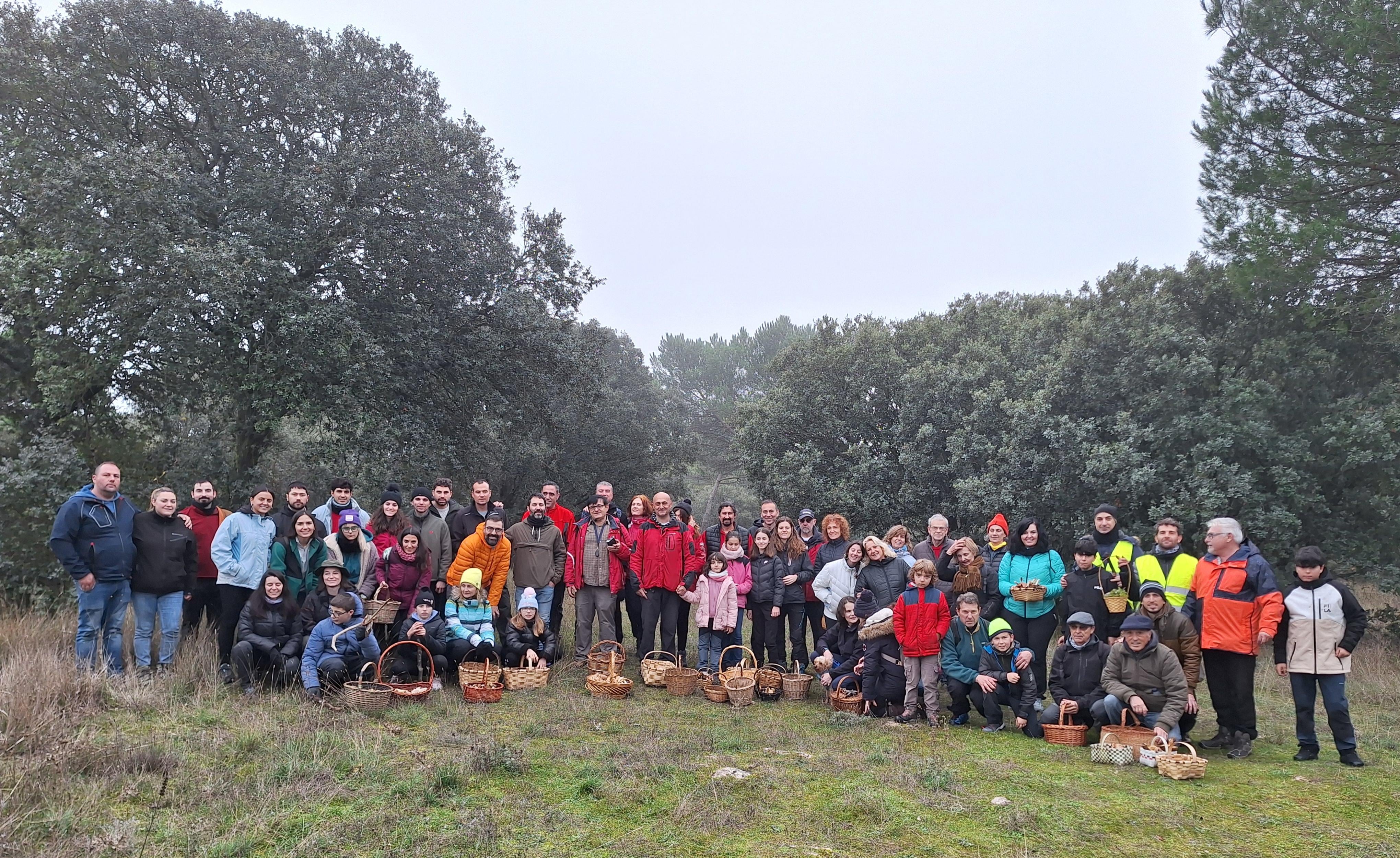 Éxito de participación en las jornadas micológicas en el Cerrato Palentino