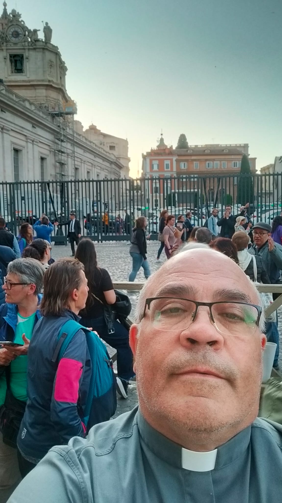 Alfonso Morejudo, en El Vaticano