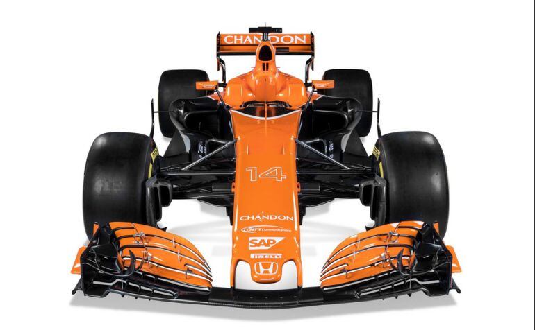 Vista frontal del MCL32