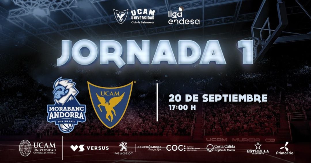 El UCAM debuta contra Andorra