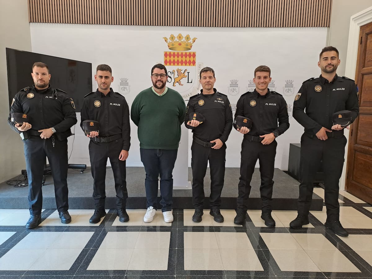 Nules incorpora cuatro nuevos agentes a la Policía Local
