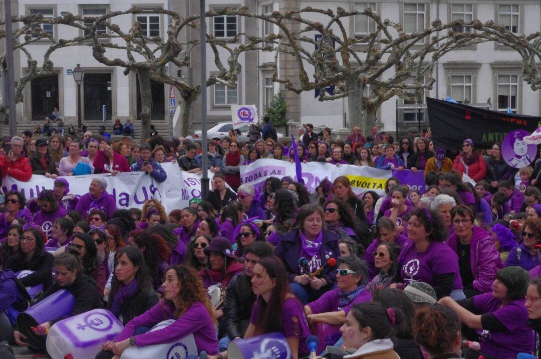 Un momento de la manifestación del 3 de marzo