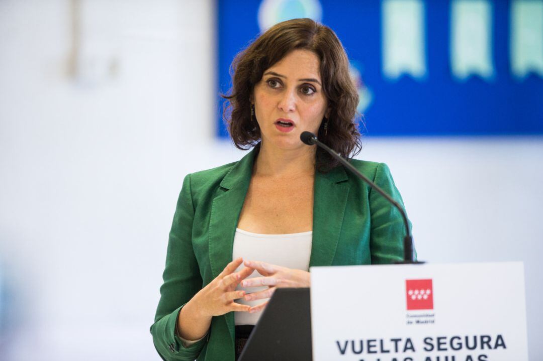 La presidenta de la Comunidad de Madrid, Isabel Díaz Ayuso.