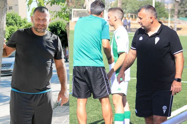 Javi Moreno en su etapa actual de entrenador