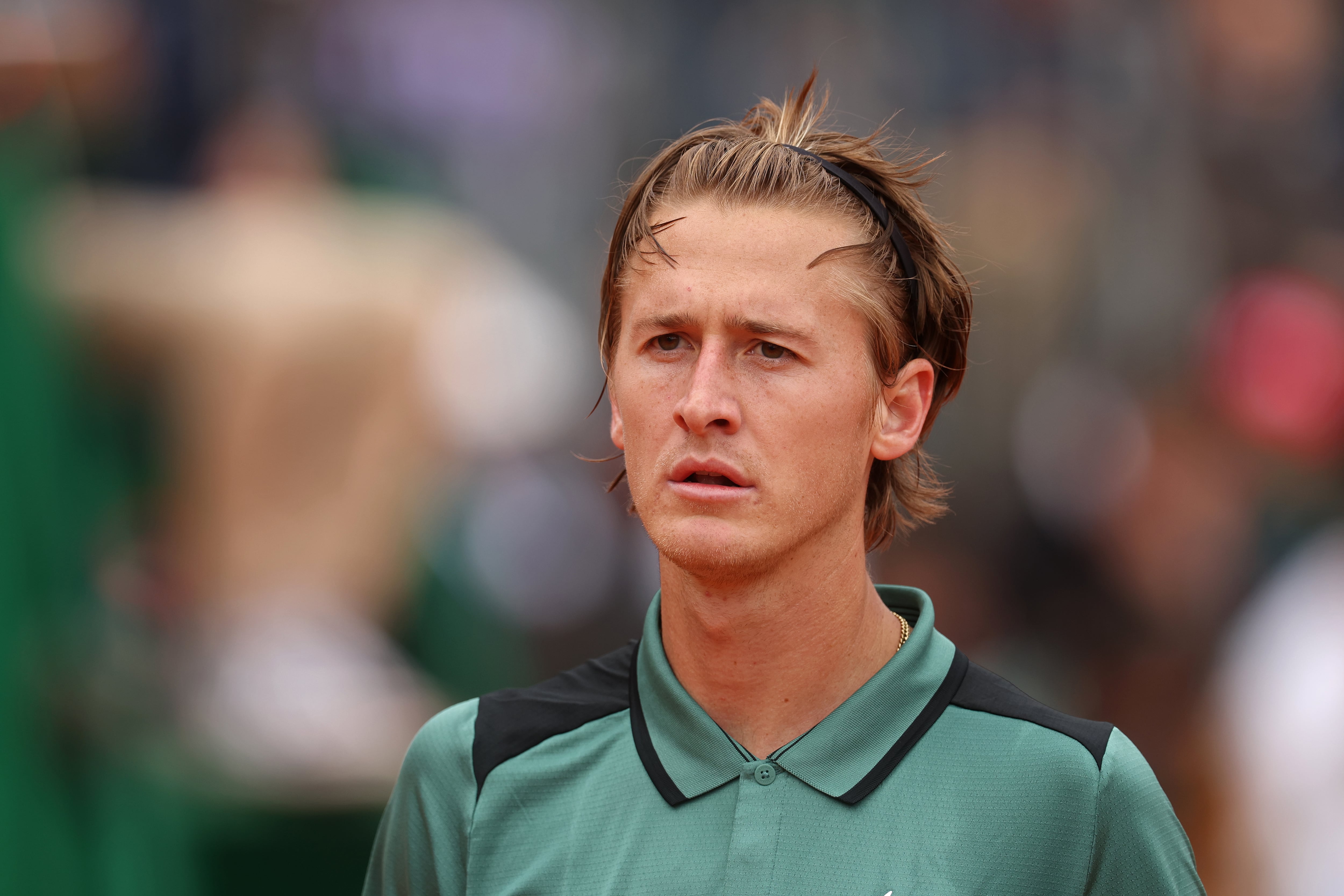 Sebastian Korda durante un partido del Másters 1000 de Montecarlo