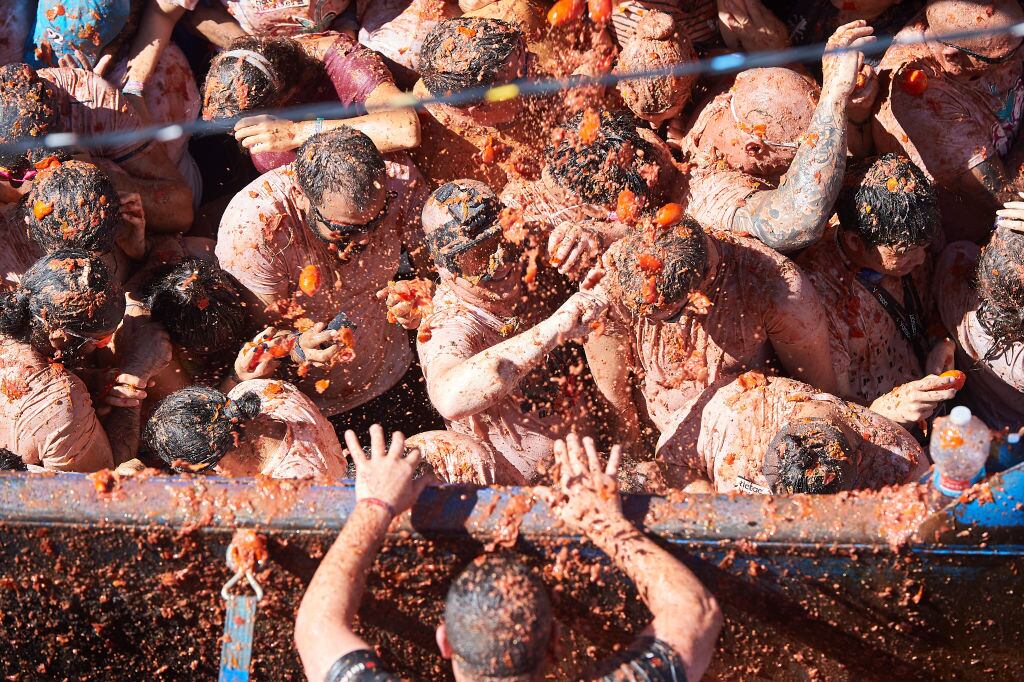 Imagen de archivo de la Tomatina de Buñol