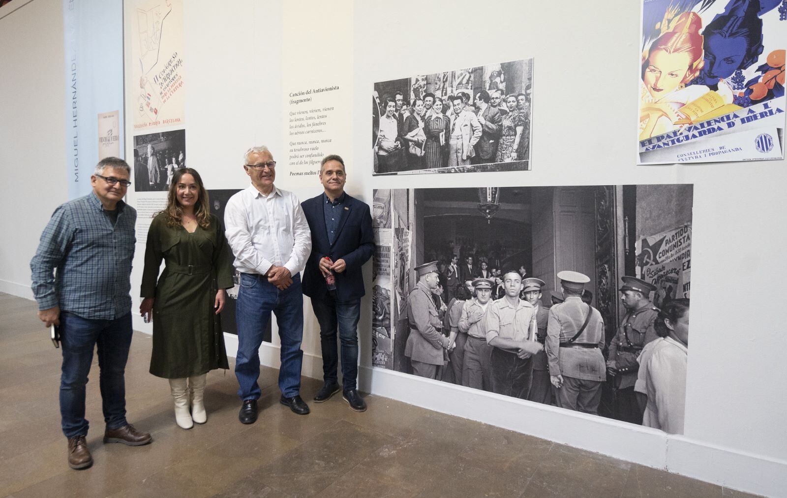 Gloria Tello, en la exposición &#039;Miguel Hernández: el poeta necessari&#039;