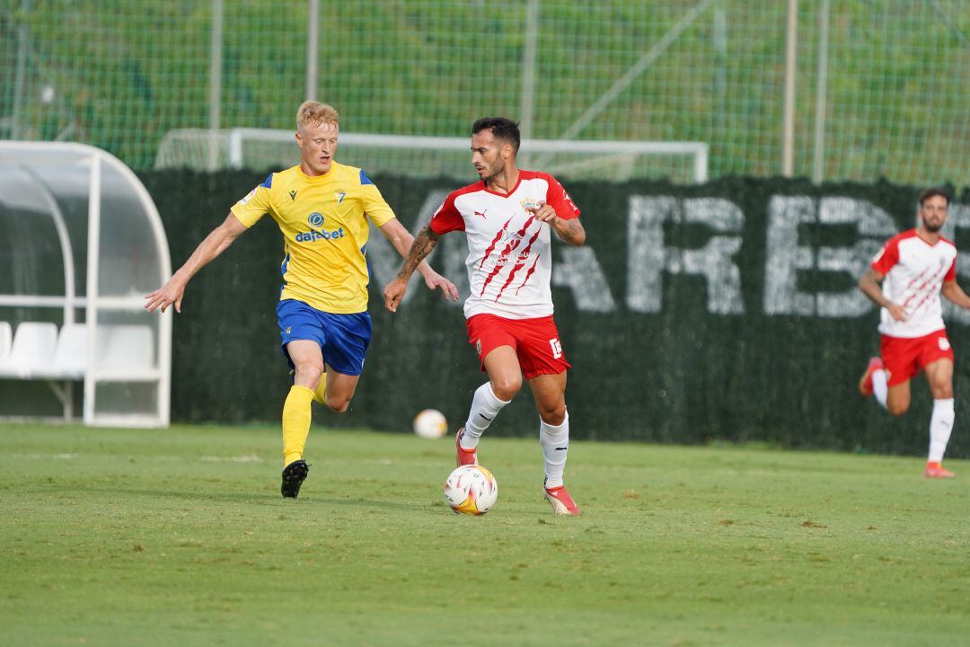 Lazo en el partido ante el Cádiz.