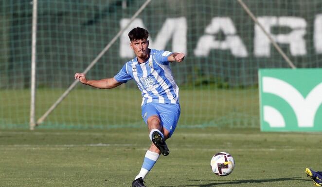 Murillo en un partido en el Marbella Football Center