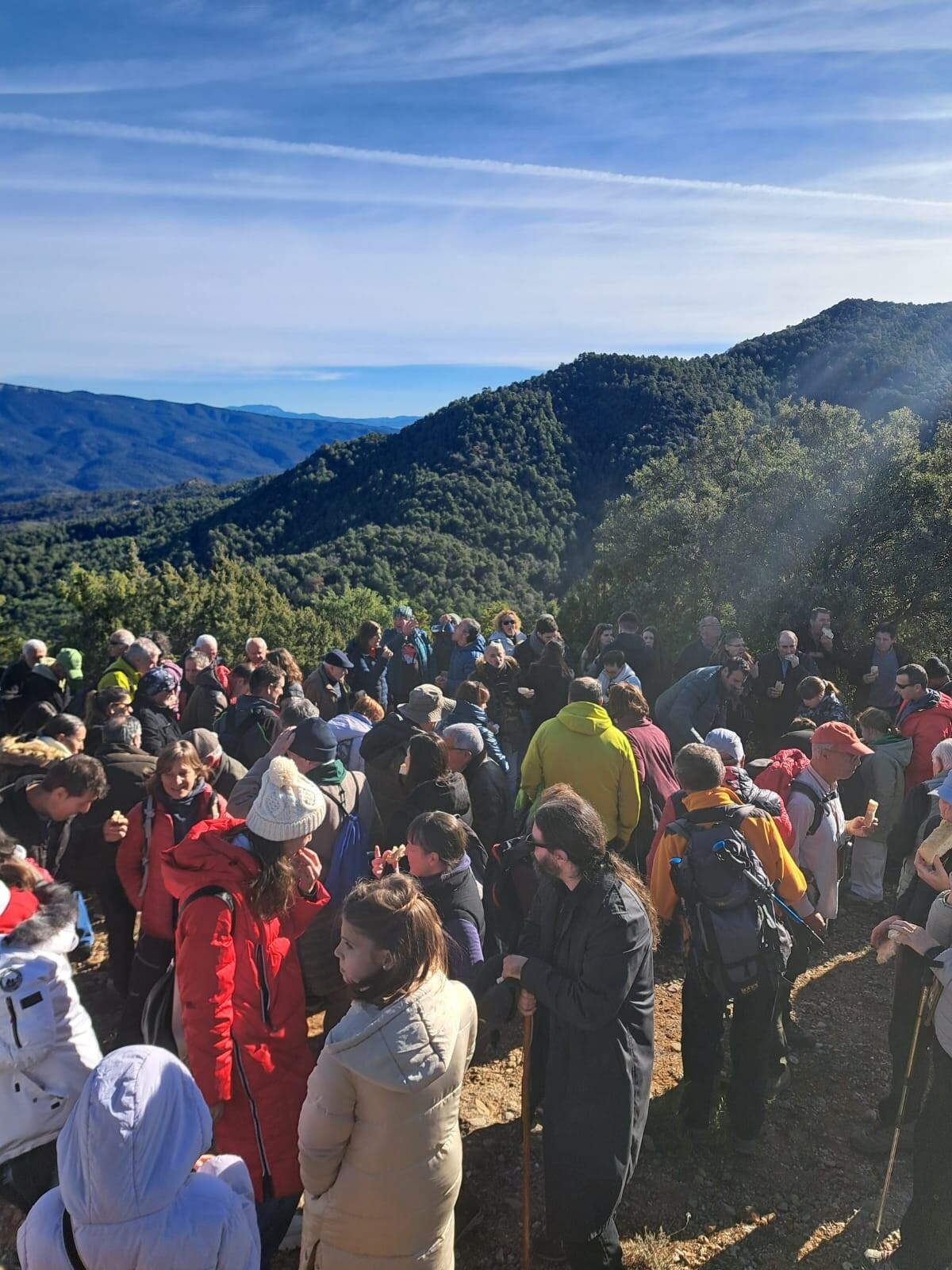 Romería de los langostos en Abizanda. Foto: Javier Labat