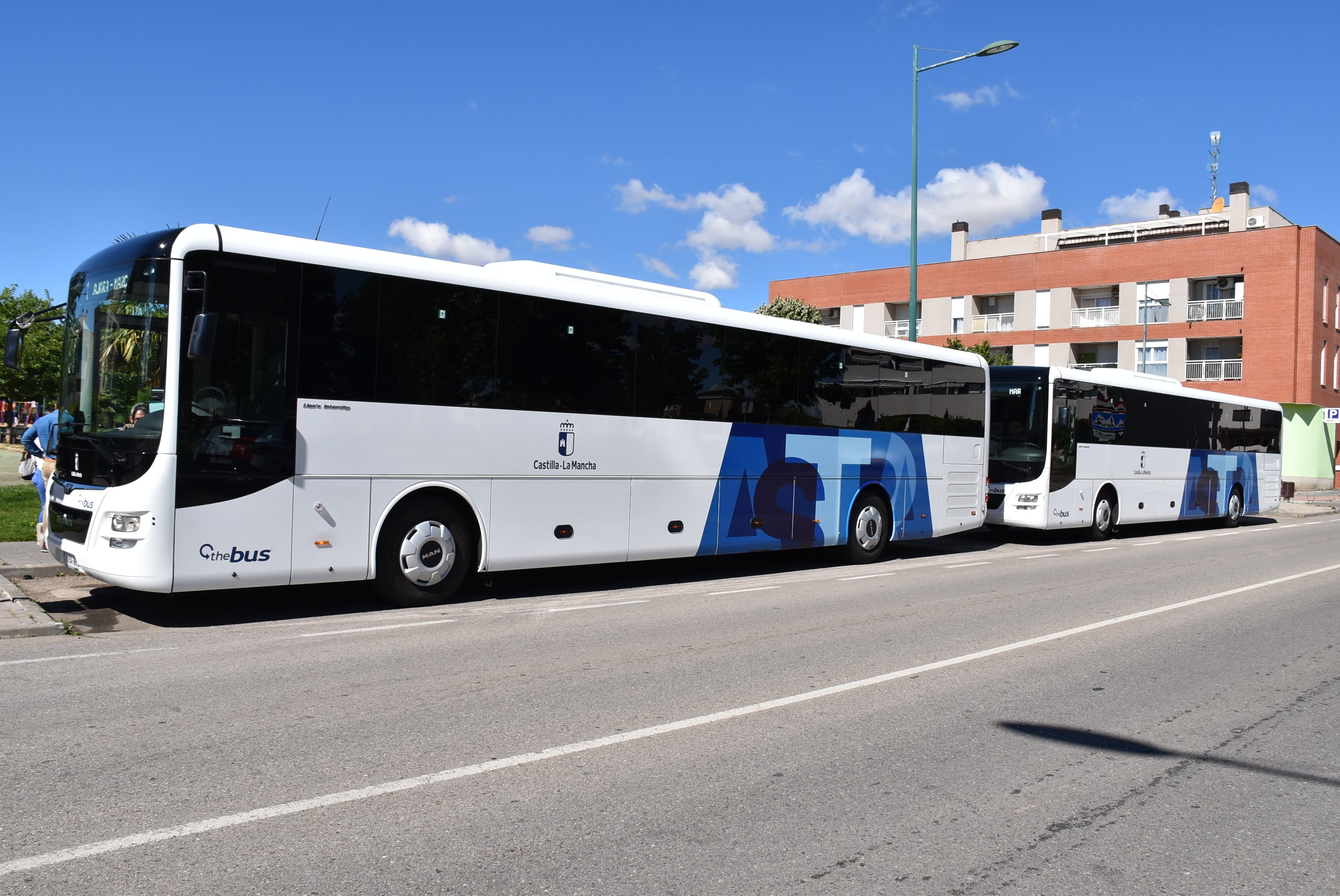 Autobuses del ASTRA en Marchamalo