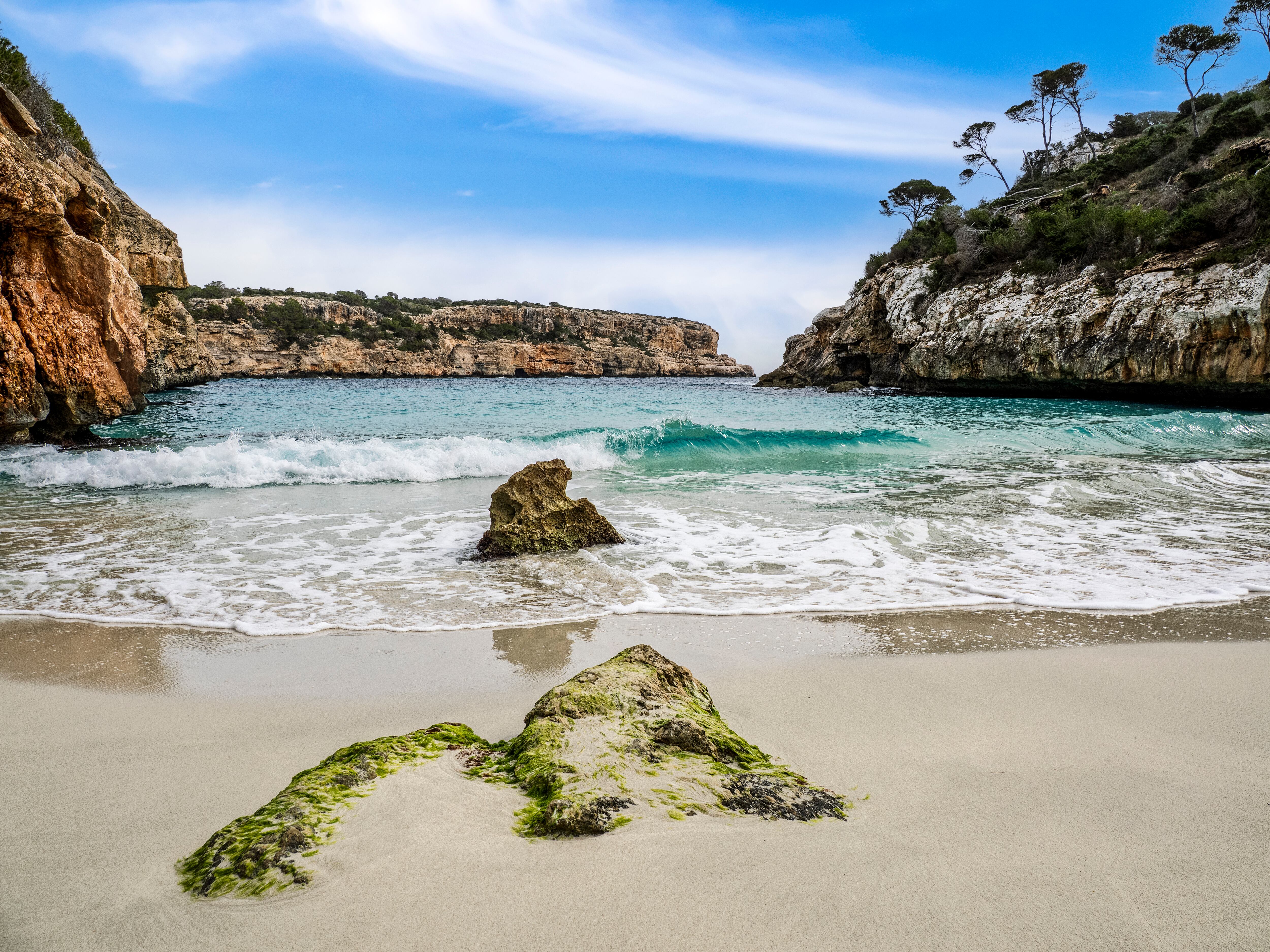 La Cala del Moro, en la Cala Llombards, en Mallorca. 