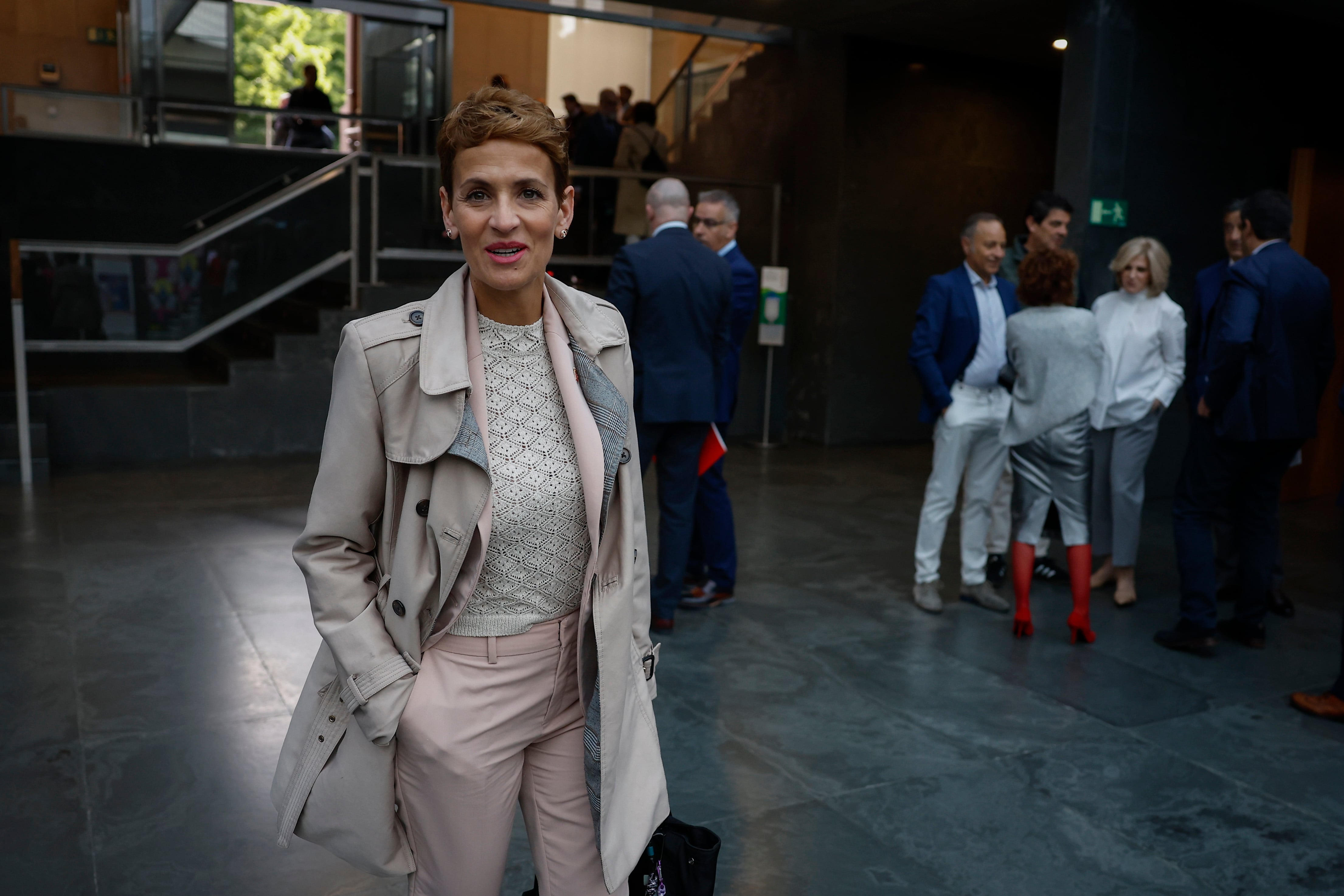 La presidenta de Navarra, María Chivite