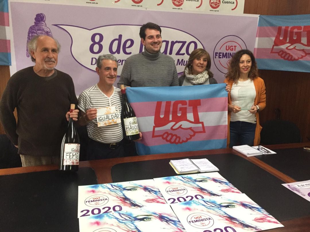 Responsables de UGT y de las asociaciones colaboradoras