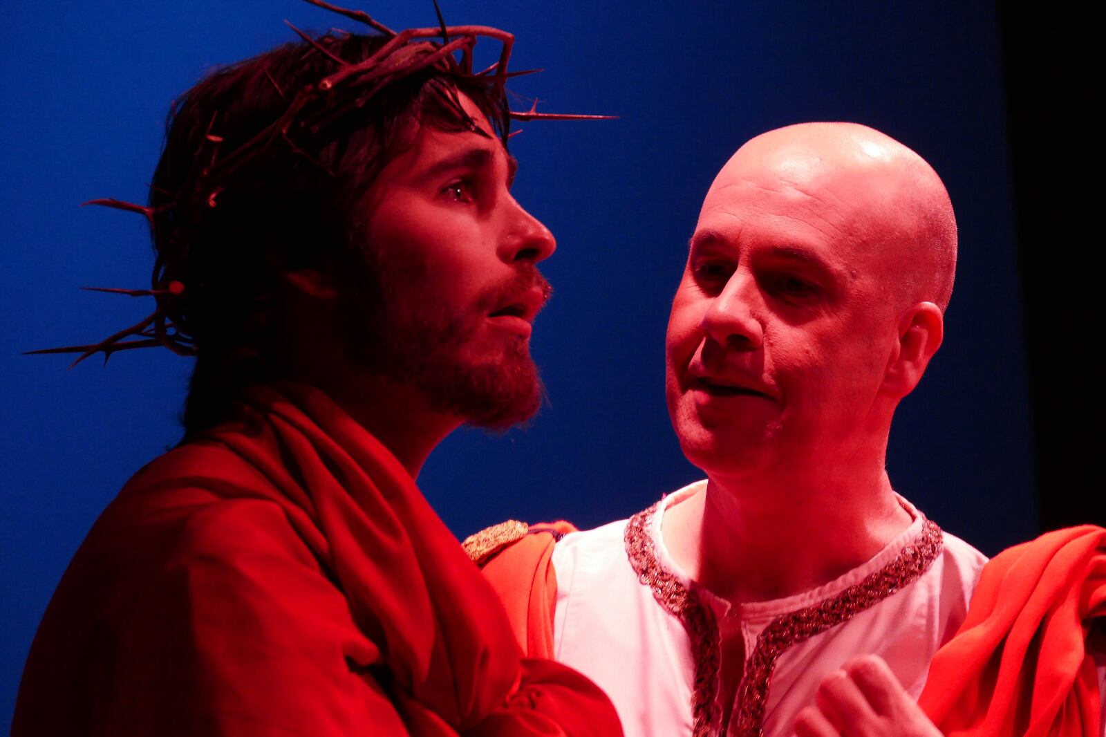 Pablo Baltasar y Txiki Ferrer en La Pasión (Foto: Cristobal López) 