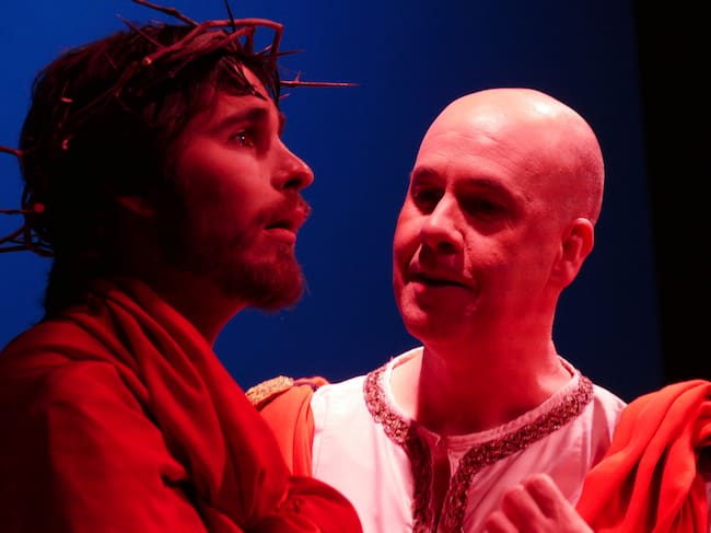 Pablo Baltasar y Txiki Ferrer en La Pasión (Foto: Cristobal López)